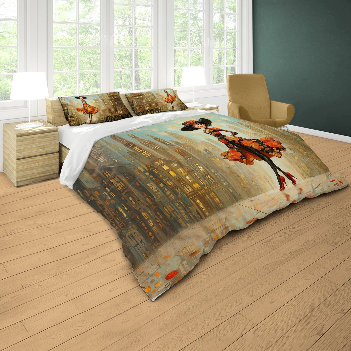 Miss Fashionista Duvet Cover Set