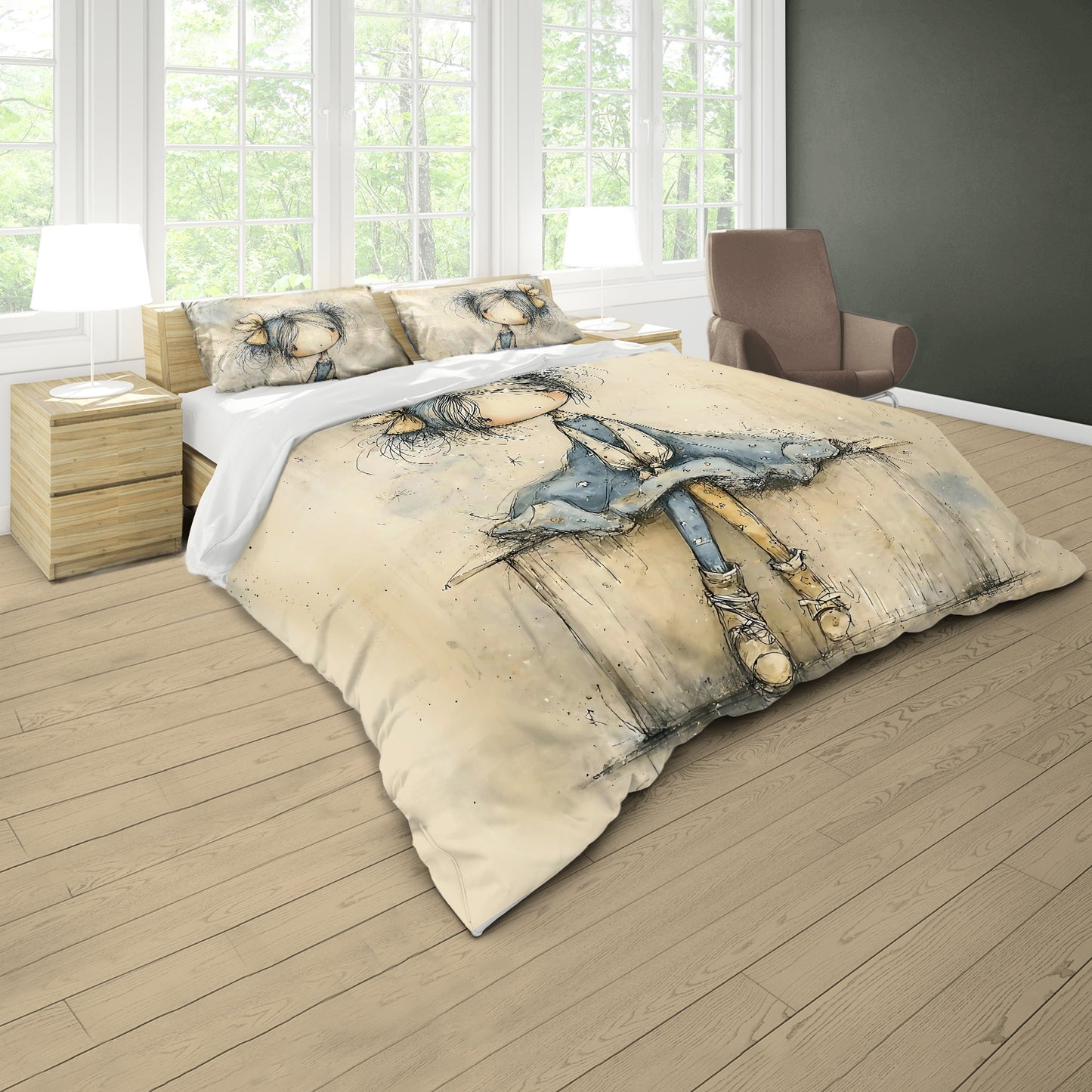 Miss Hazel Kids Duvet Cover Set