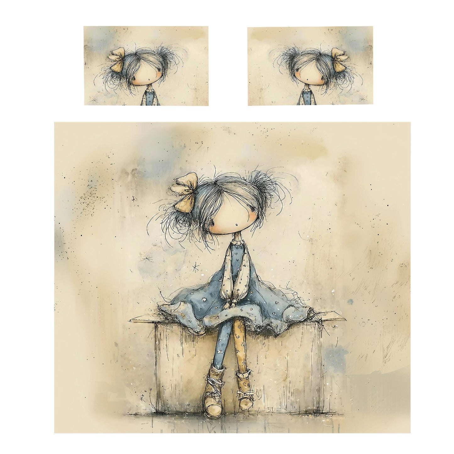 Miss Hazel Kids Duvet Cover Set