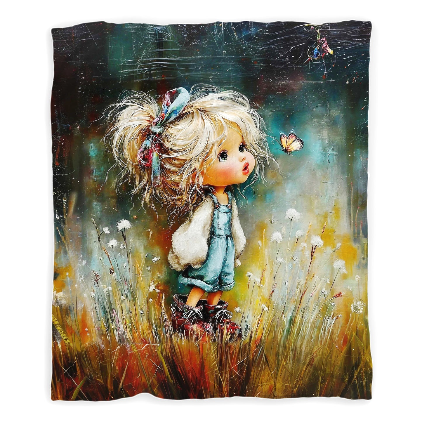 Miss Moonlight Toddler Fleece Blanket