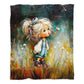 Miss Moonlight Toddler Fleece Blanket
