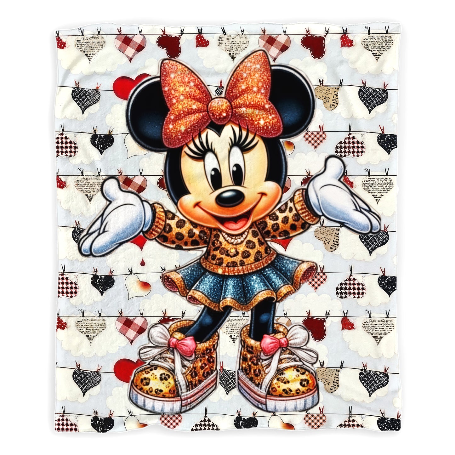Miss Mouse Toddler Fleece Blanket