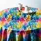 Misty Rainbow Colours Round Tablecloth
