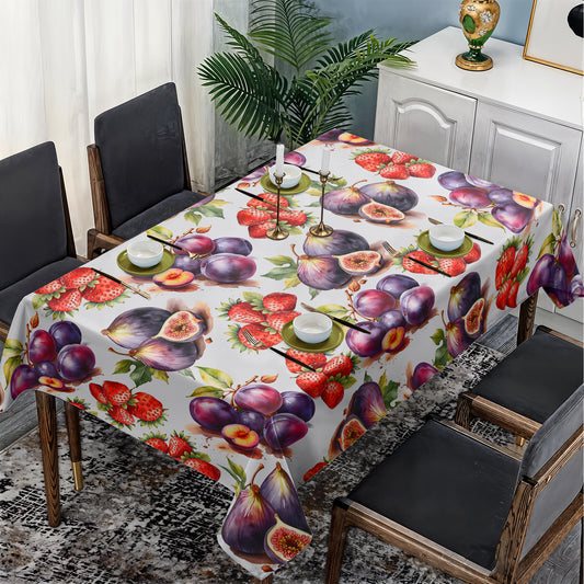 Mixed Fruit Rectangle Tablecloth by Mark van Vuuren