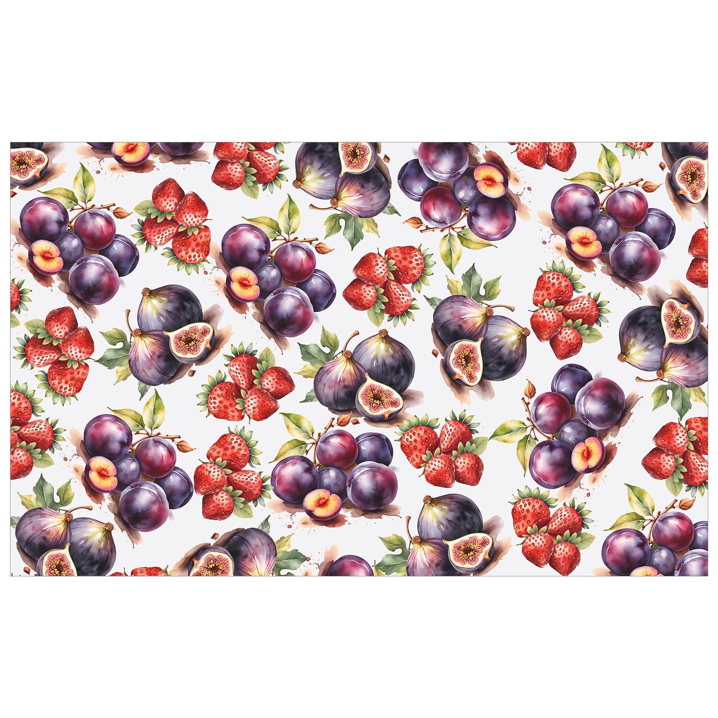 Mixed Fruit Rectangle Tablecloth by Mark van Vuuren