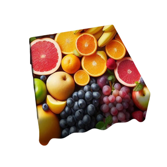 Mixed Fruit Square Tablecloth