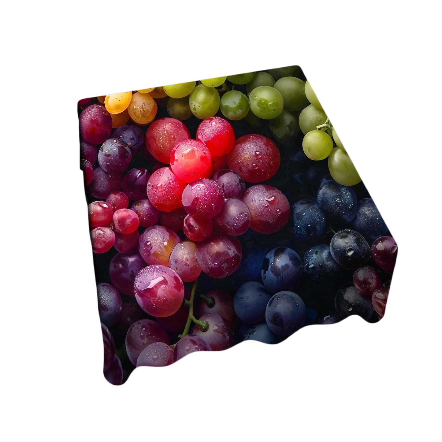 Mixed Grapes Square Tablecloth