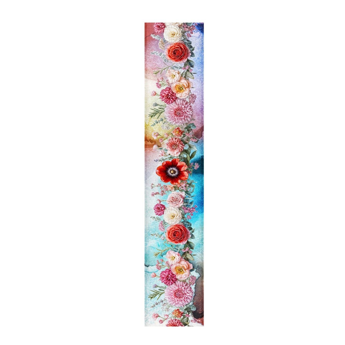 Mix of Flowers Table Runner