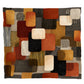 Modern African Block Pattern Light Weight Fleece Blanket by Wikus Schalkwyk