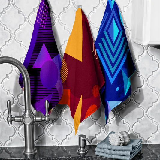 Modern Patterns Dish Cloth (Set of 3)