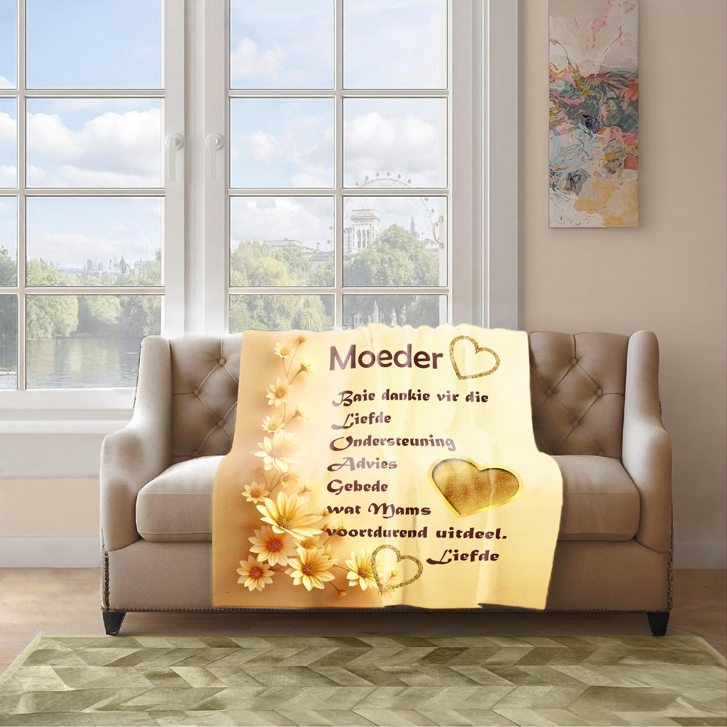 Moeder Light Weight Fleece Blanket