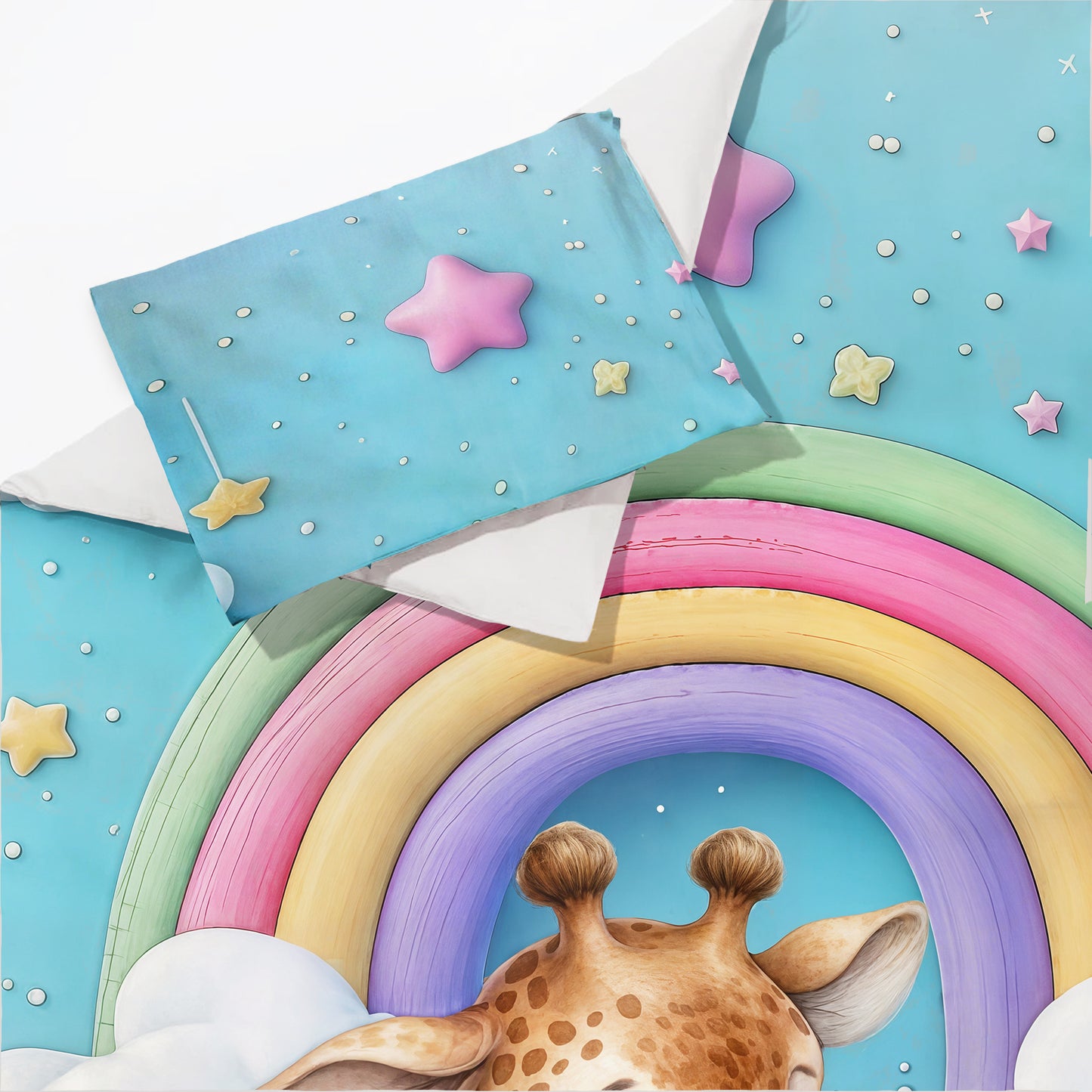 Mom and Baby Giraffe Cot Set