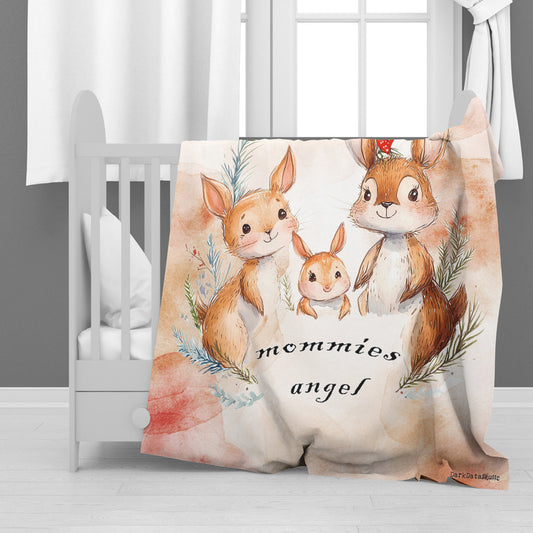 Mommies Angel Minky Blanket by Wikus Schalkwyk