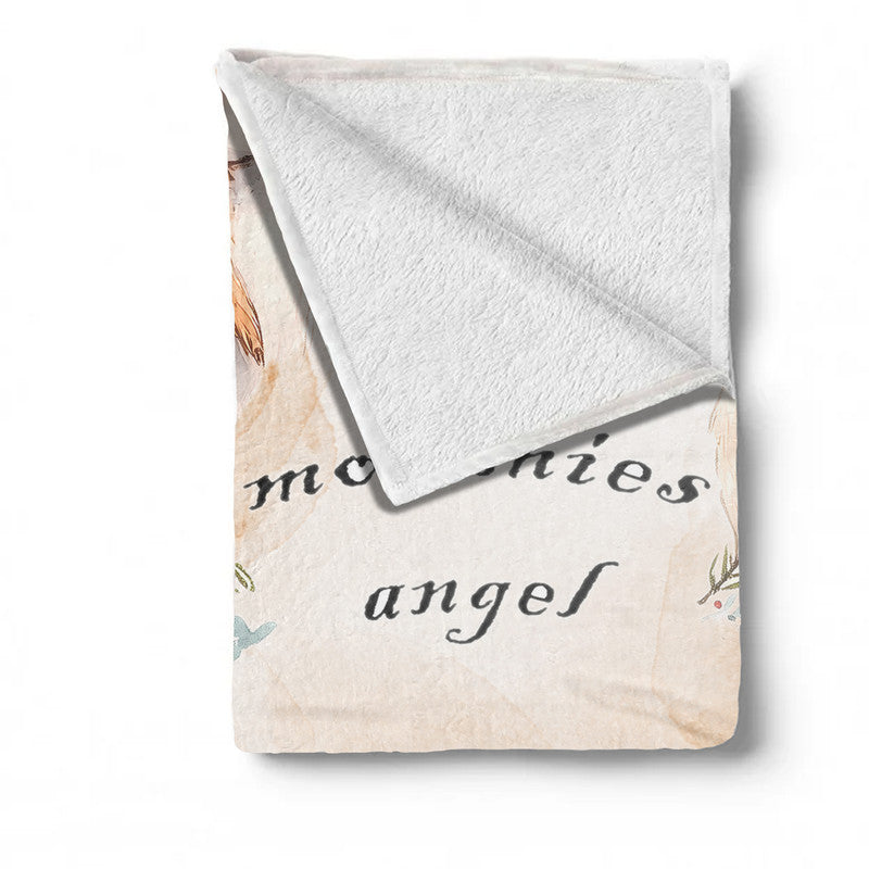 Mommies Angel Minky Blanket by Wikus Schalkwyk