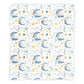 Moon And Stars Baby Fleece  Blanket