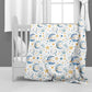 Moon And Stars Baby Fleece  Blanket