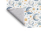 Moon And Stars Baby Fleece  Blanket