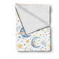 Moon And Stars Baby Fleece  Blanket