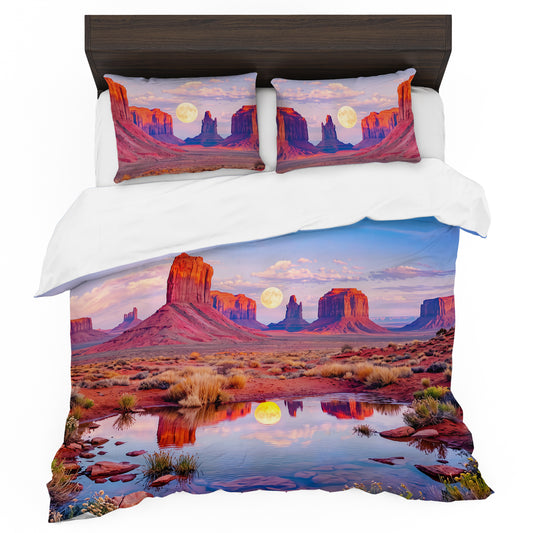 Moon in the Mountains Duvet Covet Set
