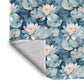 Moonlit Lilies Light Weight Fleece Blanket