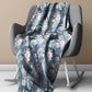Moonlit Lilies Light Weight Fleece Blanket