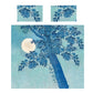 Moonlit Blue Blossom Tree Duvet Cover Set