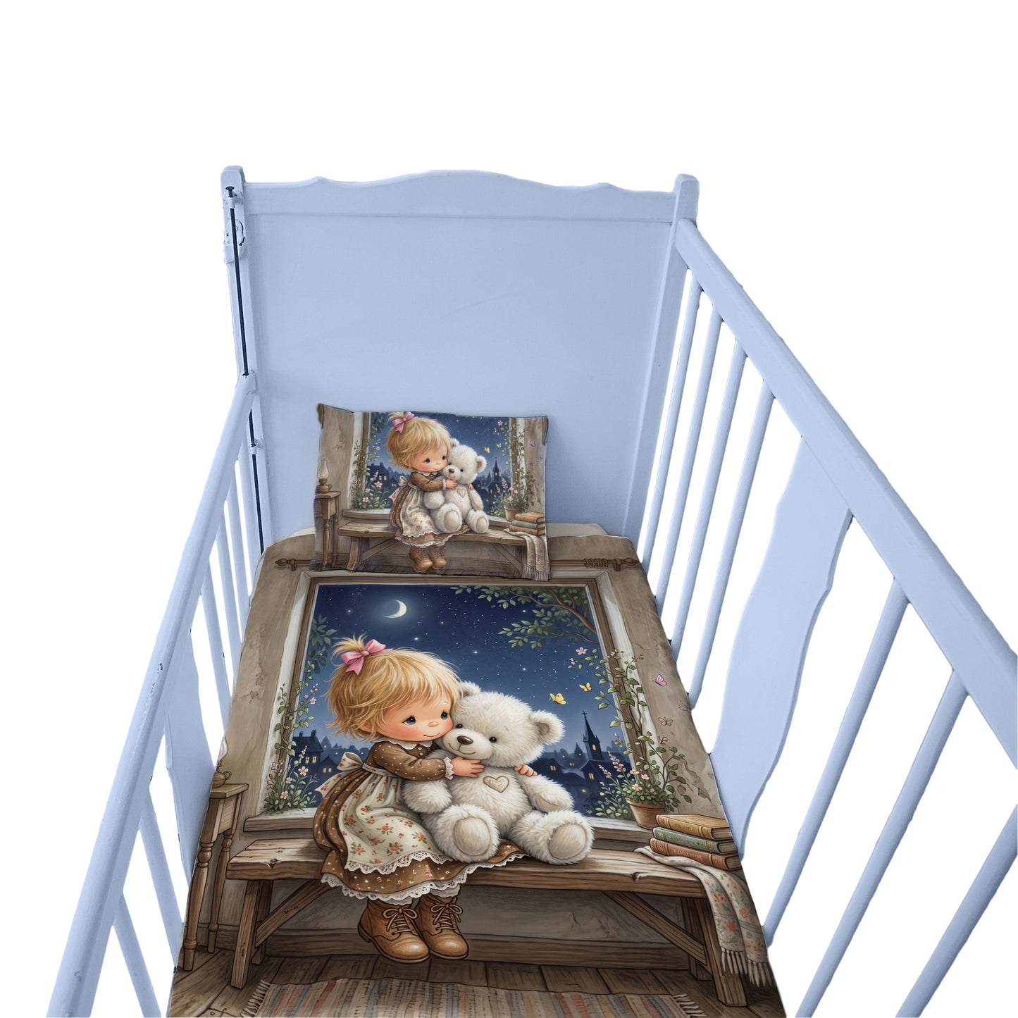 Moonlit Hugs Cot Set