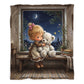 Moonlit Hugs Toddler Fleece Blanket