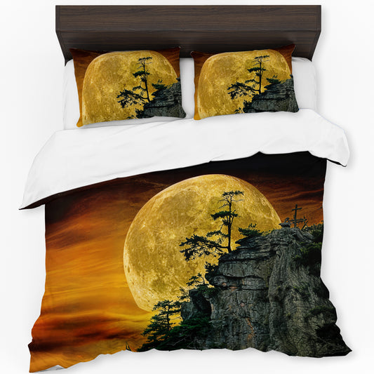 Moonlit Mountain Duvet Cover Set