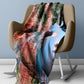 Moon over Mountains Light Weighyt Fleece Blanket