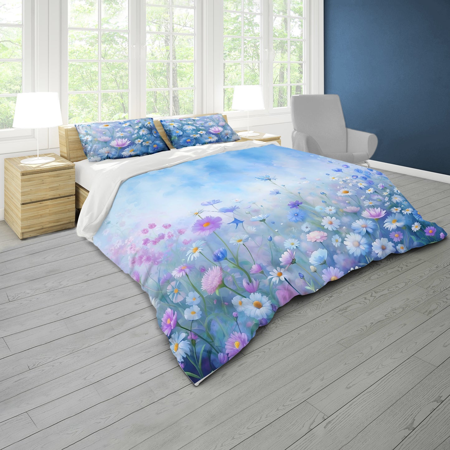 Morning Flowers Duvet Cover Set