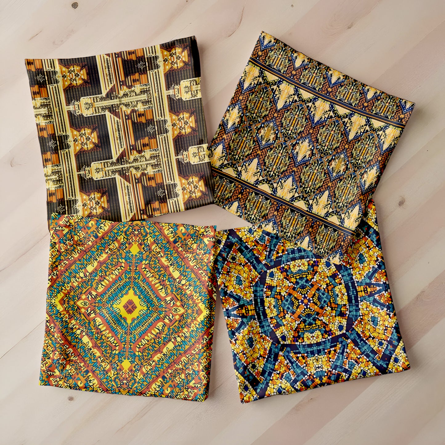 Mosaic Mirage Luxury Scatter Covers (Set of 4)