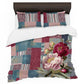 Mosaic Peony Duvet Cover Set