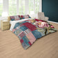 Mosaic Peony Duvet Cover Set