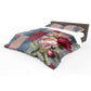 Mosaic Peony Duvet Cover Set
