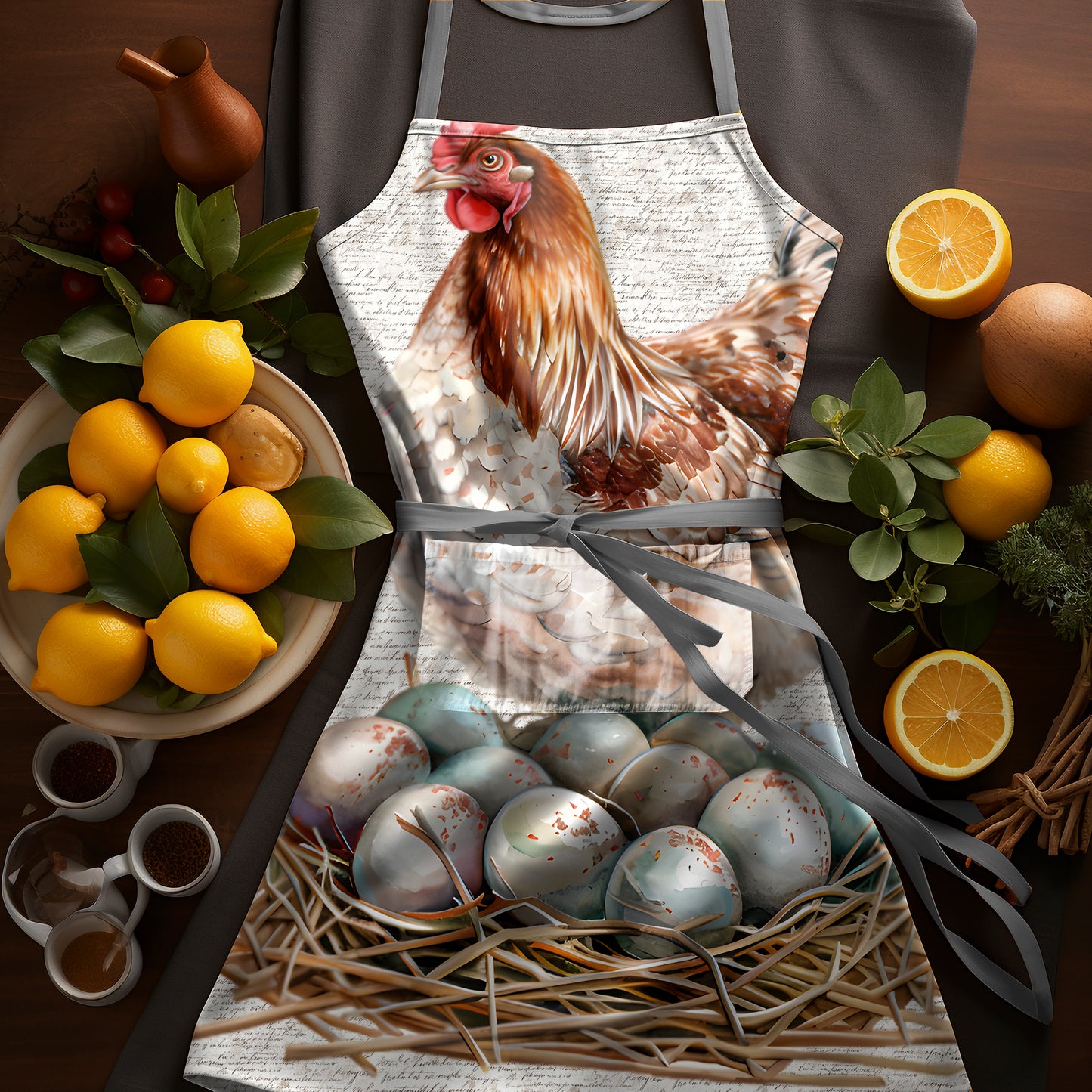 Mother Hen Apron by Markvan Vuuren