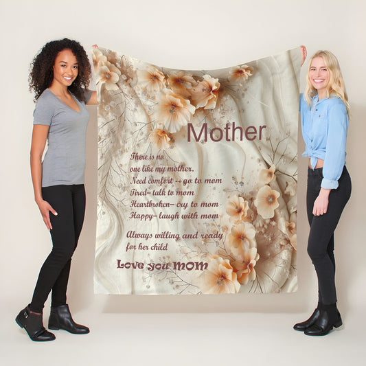 Mother Light Weight Fleece Blanket