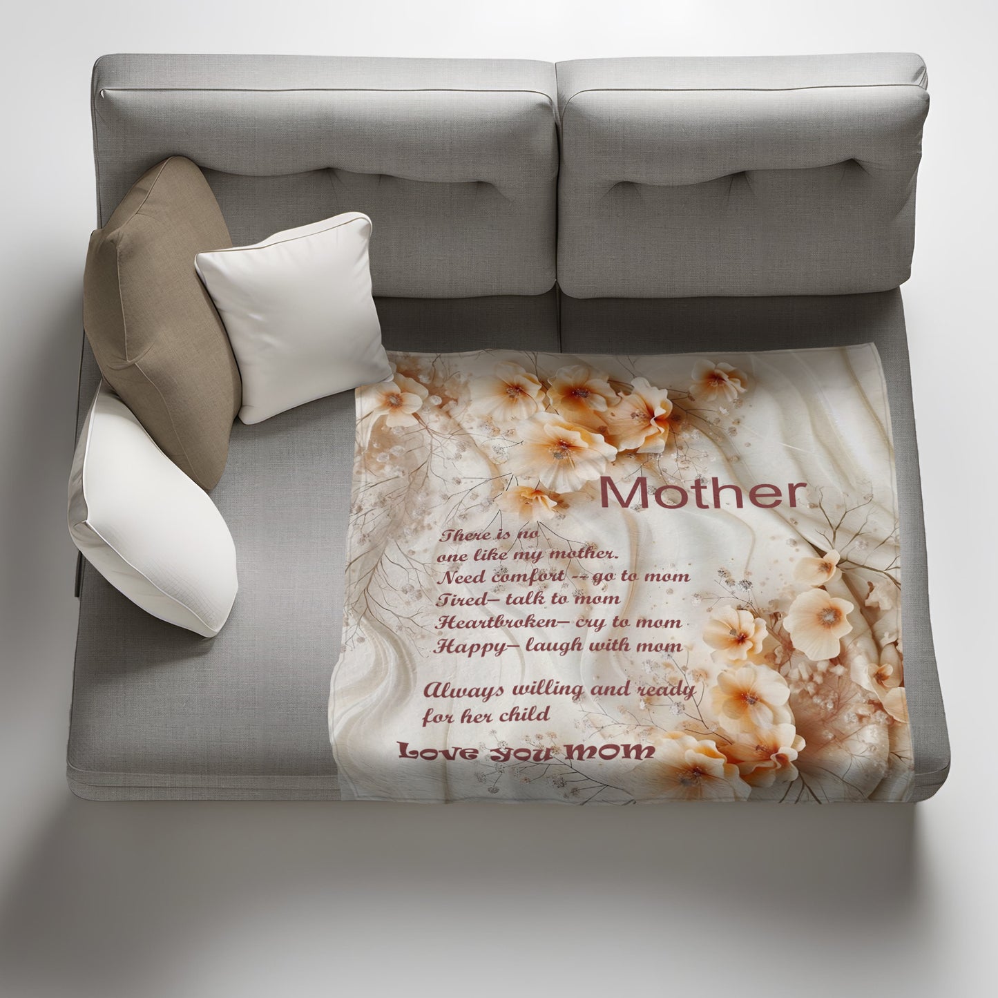 Mother Light Weight Fleece Blanket