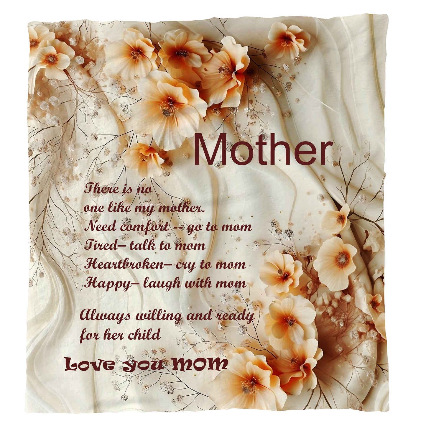 Mother Light Weight Fleece Blanket