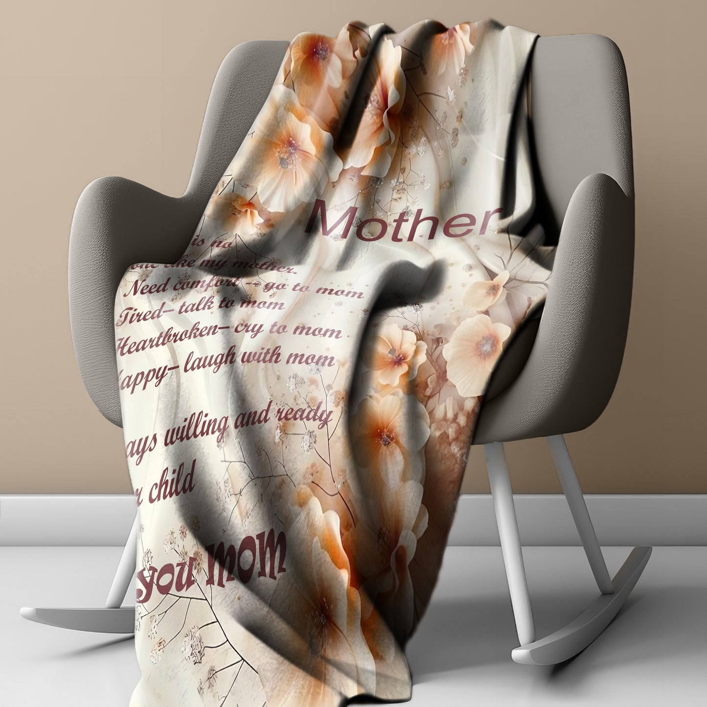 Mother Light Weight Fleece Blanket