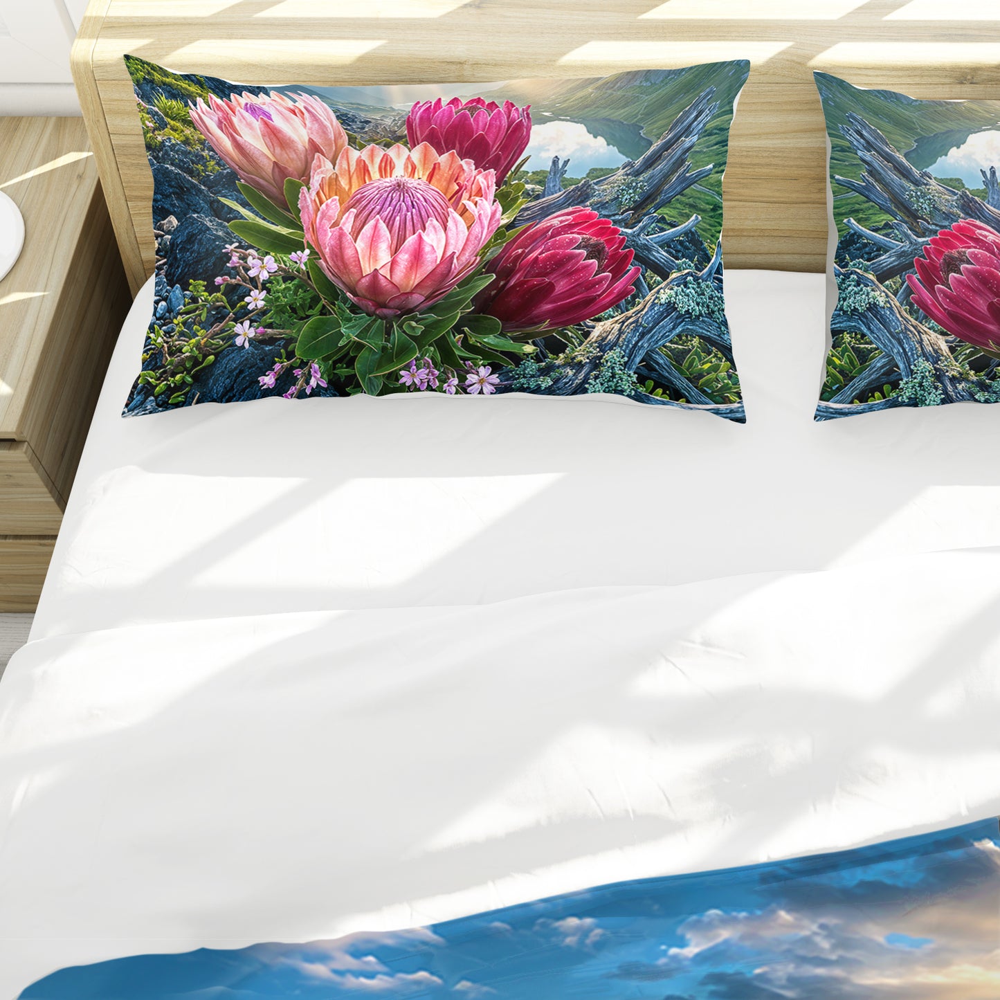 Mountain Proteas Duvet Cover Set