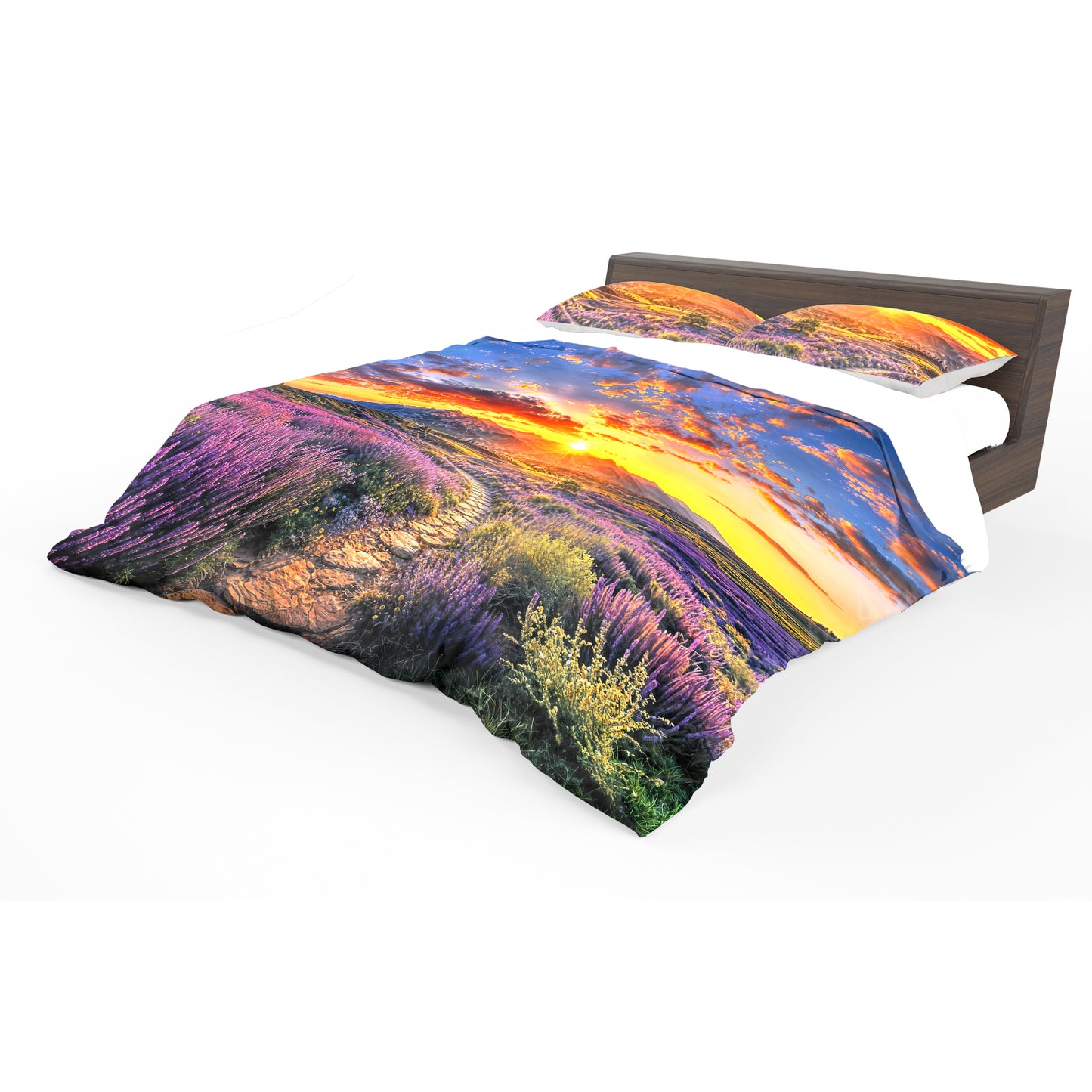Mountain Sunset Duvet Cover Set