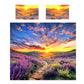 Mountain Sunset Duvet Cover Set