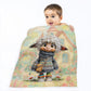Mr Lambbitt Toddler Fleece Blanket