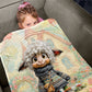 Mr Lambbitt Toddler Fleece Blanket