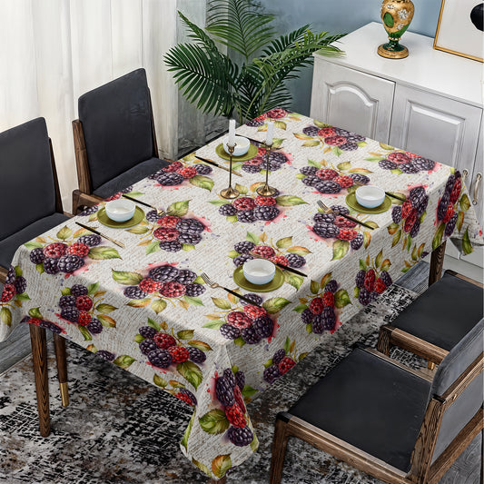 Mulberry Rectangle Tablecloth by Mark van Vuuren