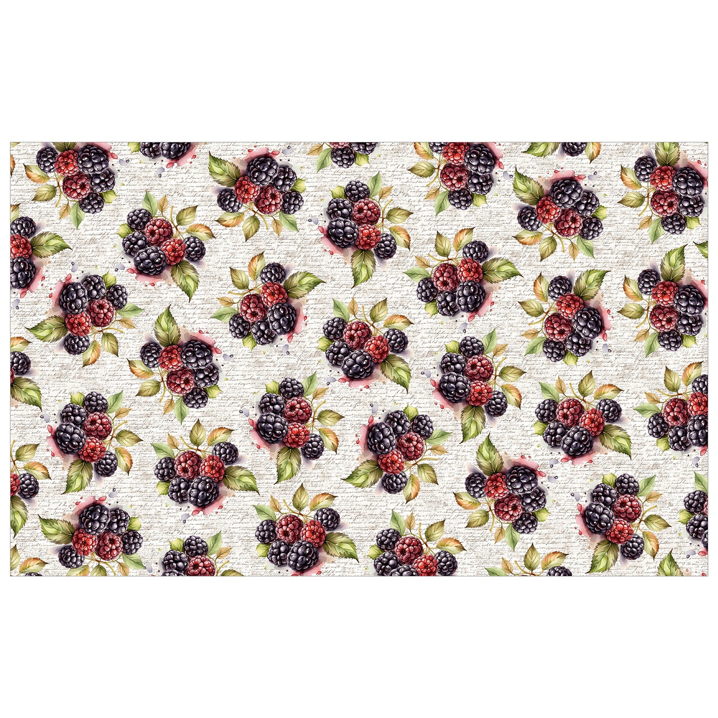 Mulberry Rectangle Tablecloth by Mark van Vuuren