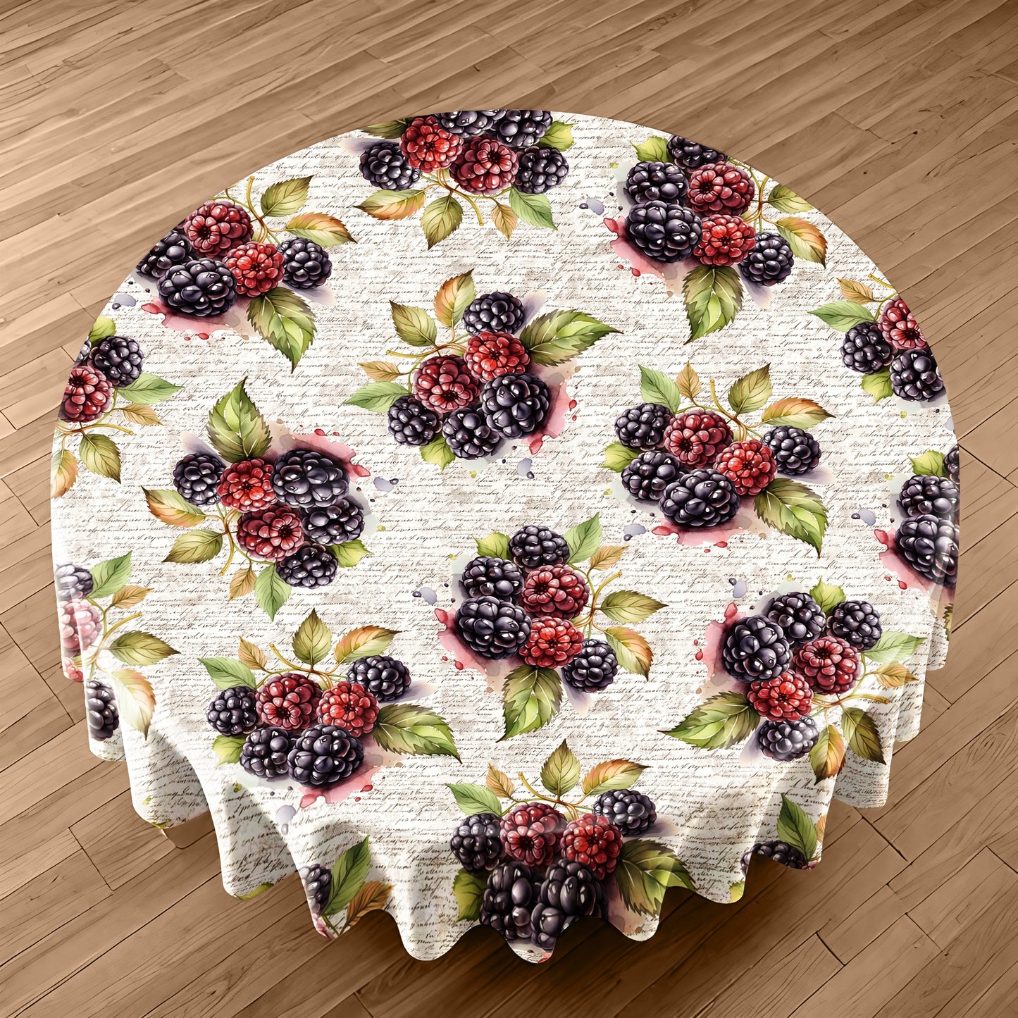 Mulberry Round Tablecloth by Mark van Vuuren