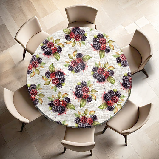 Mulberry Round Tablecloth by Mark van Vuuren