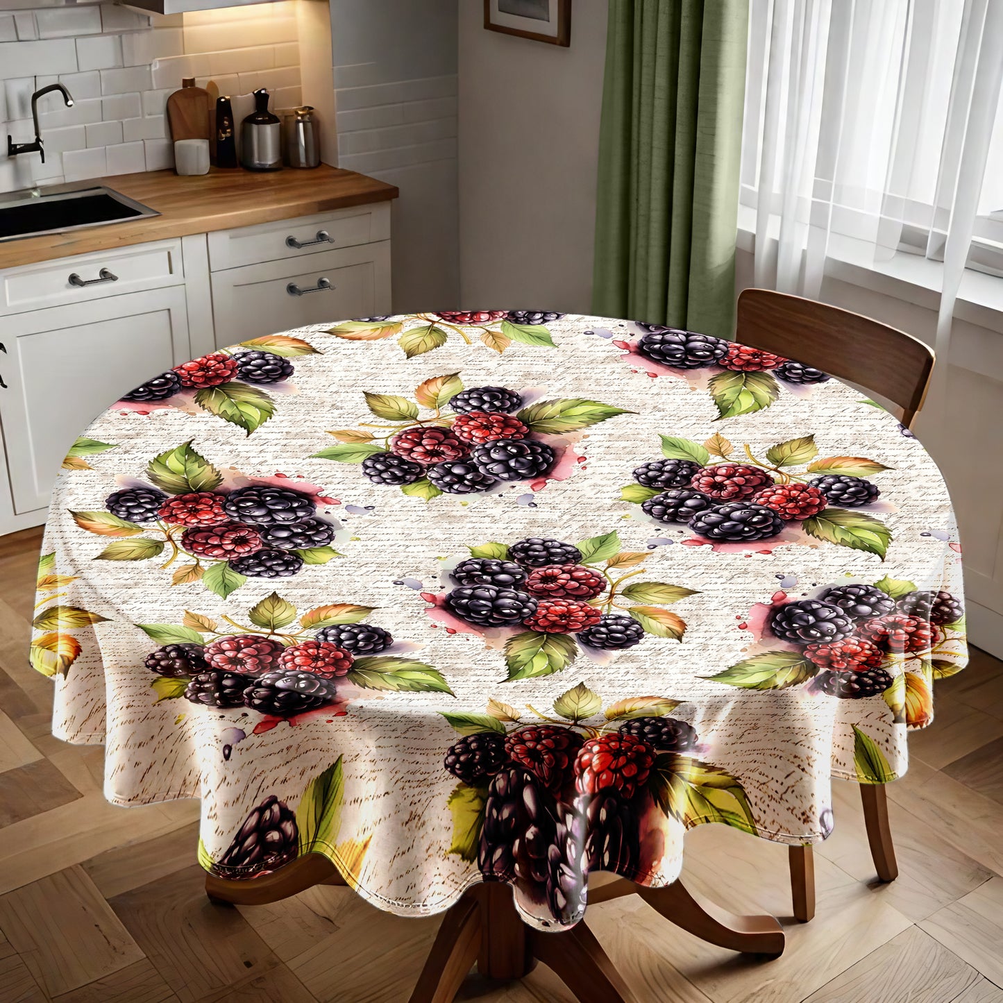 Mulberry Round Tablecloth by Mark van Vuuren